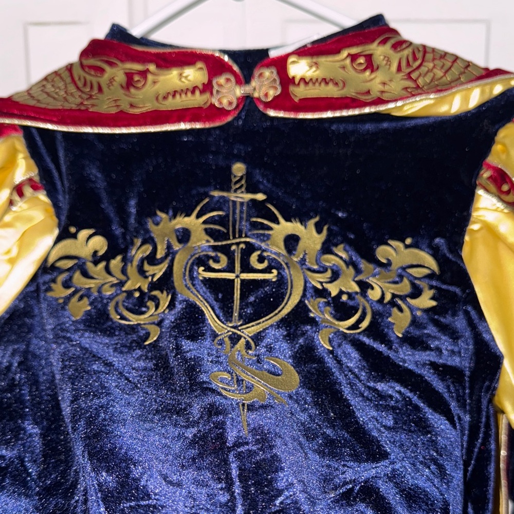Disney Prince Florian Red and Gold Embroidered Garment